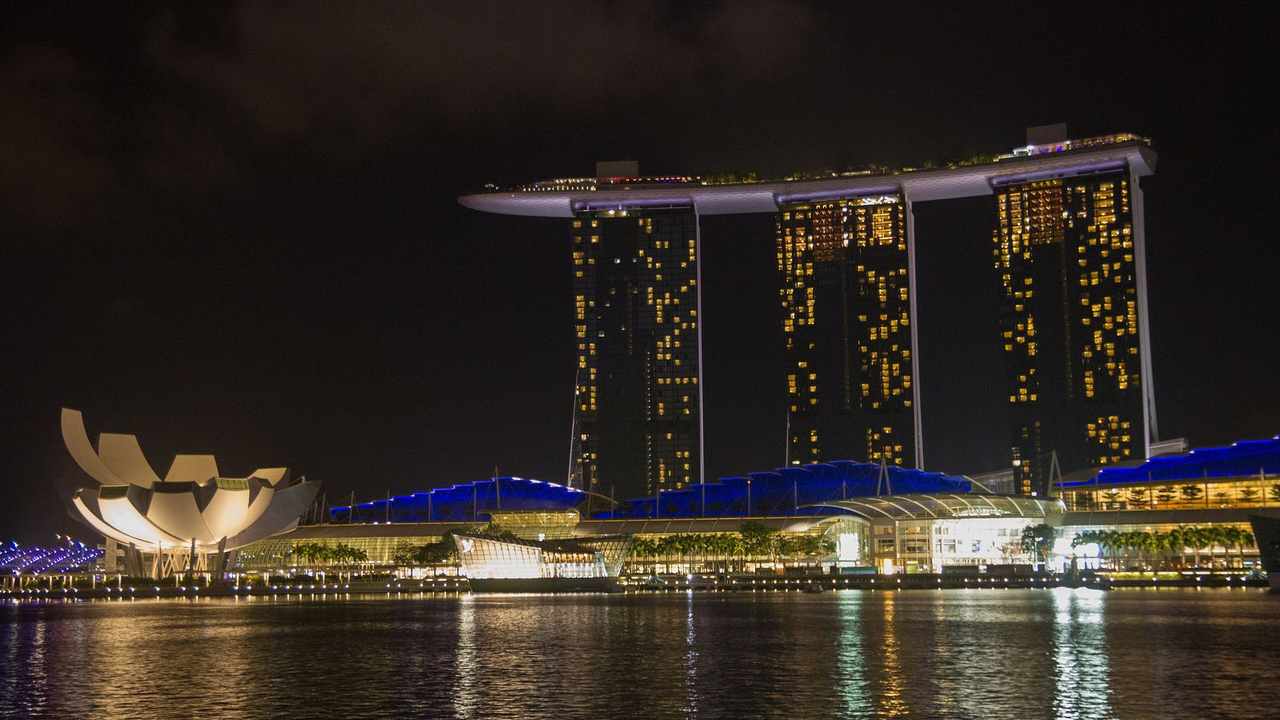 Marina Bay Sands and the Singapore skyline at night — Singapore visa guide